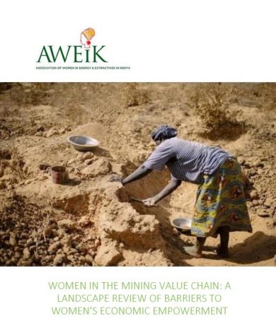 WOMEN IN THE MINING VALUE CHAIN